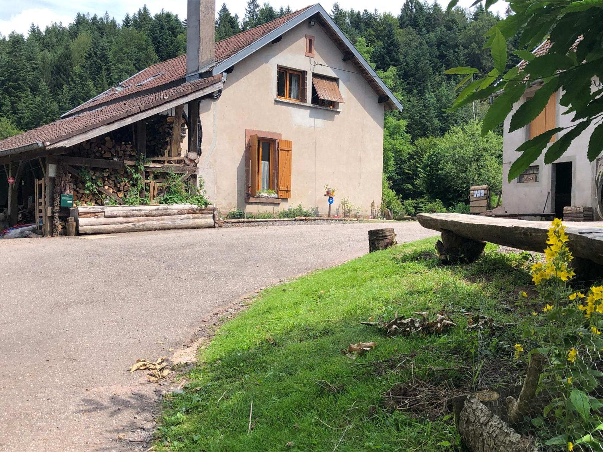 A l'orée de soi - Maison forestière de la Soie - Eco gîte, chambres d'hôtes, camping au pied des Vosges Saint-Sauveur  Extérieur photo